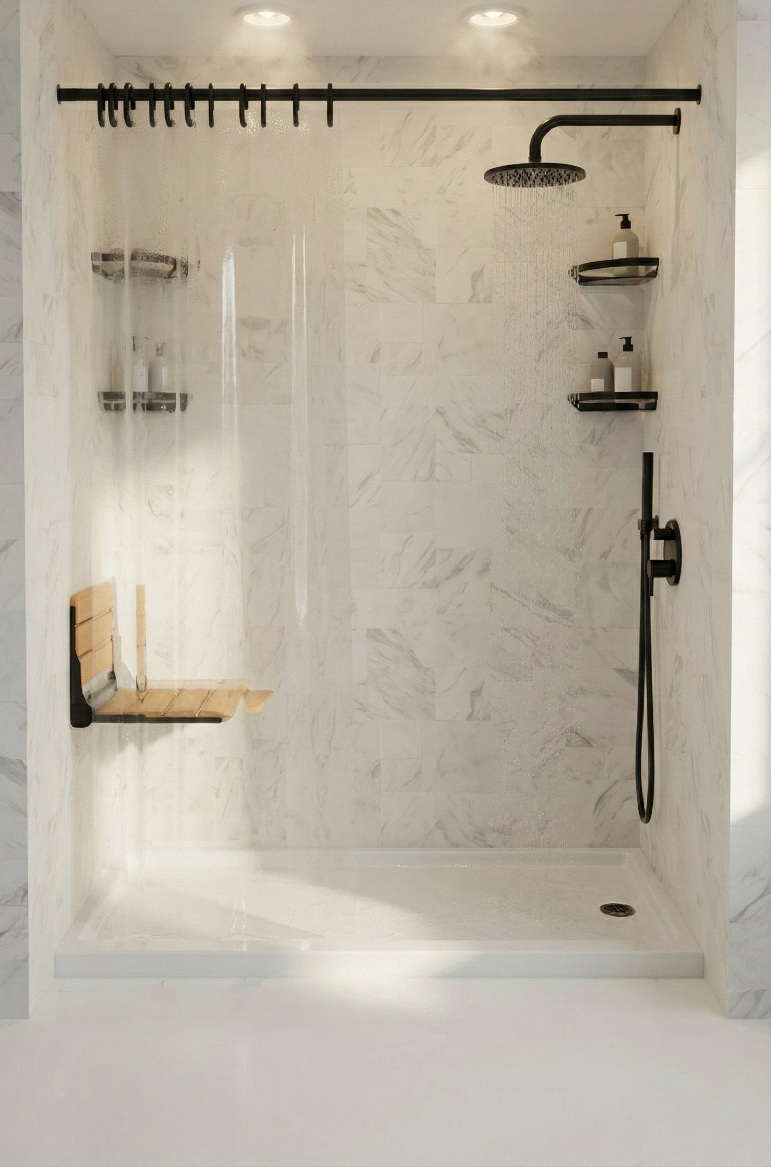 Matte Black - Curtain