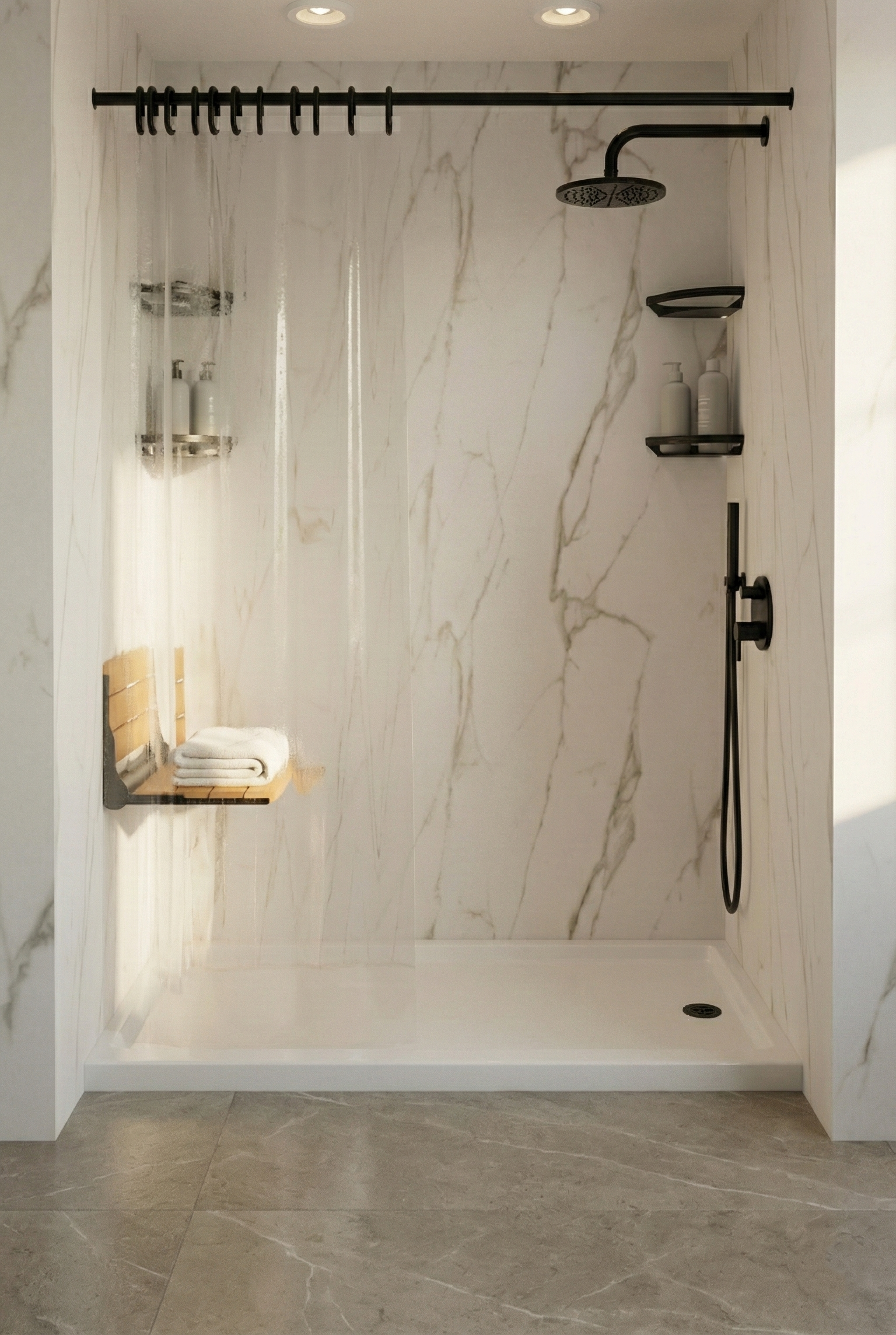 Matte Black - Curtain