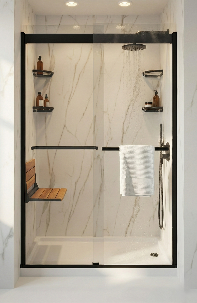 Matte Black - Sliding Door