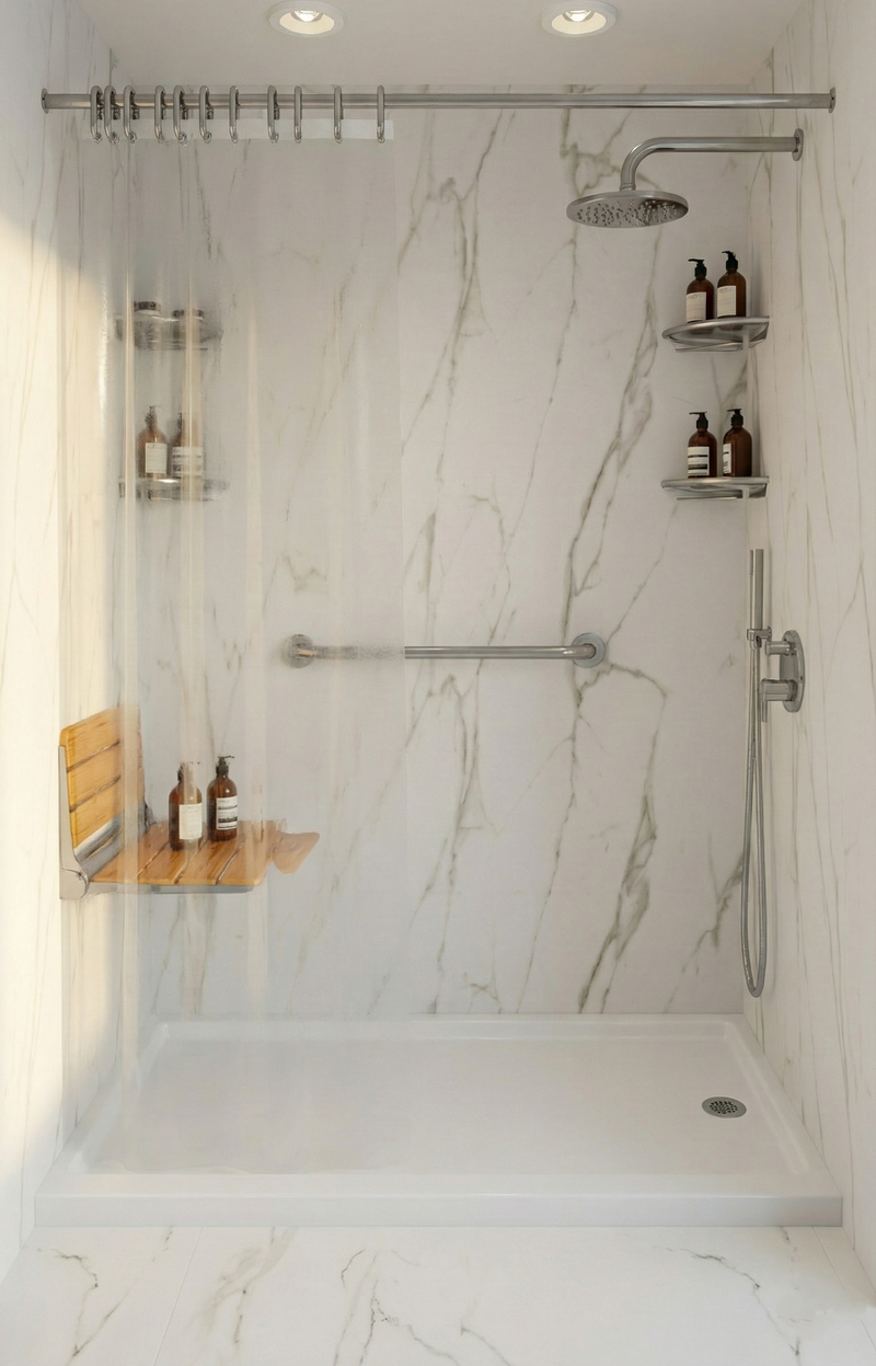 Brushed Nickel - Curtain