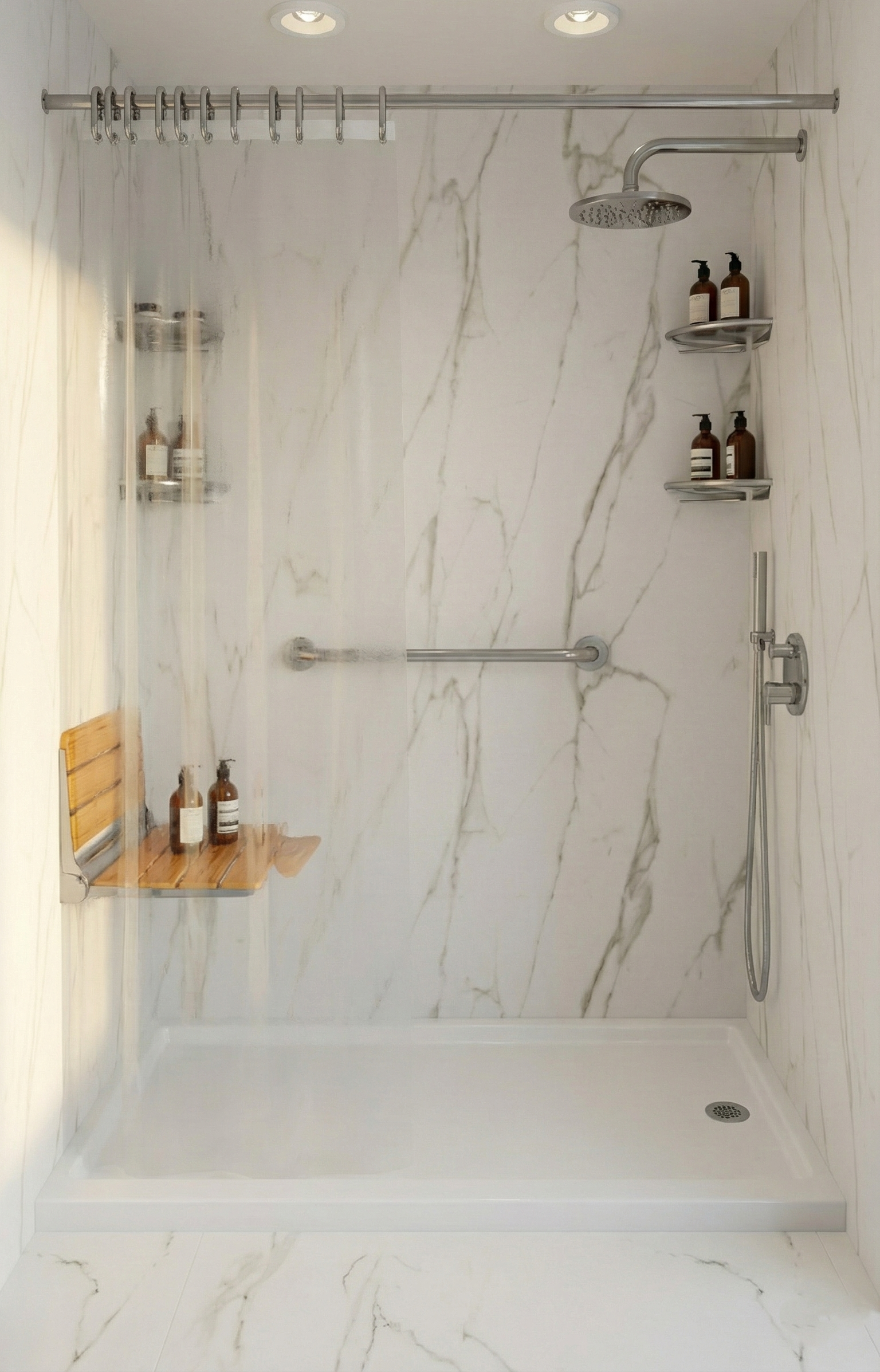 Brushed Nickel - Curtain