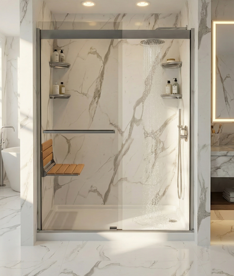 Brushed Nickel - Sliding Door