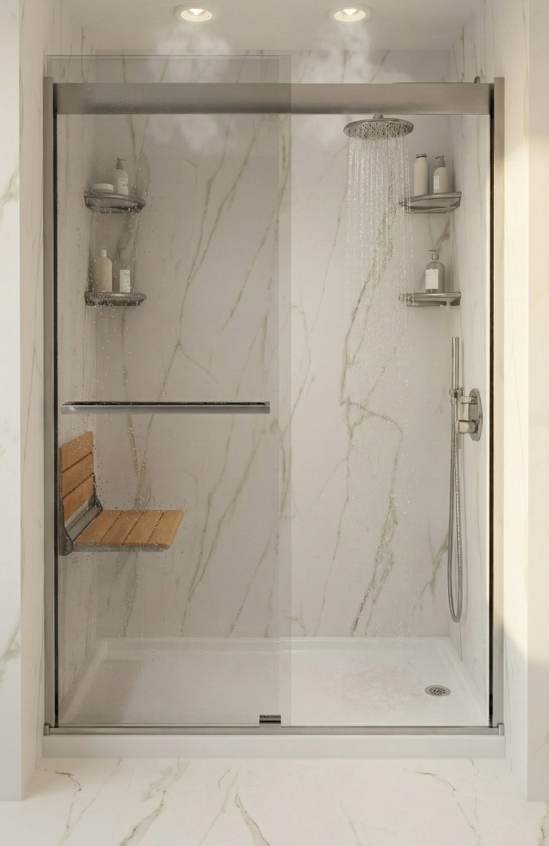 Brushed Nickel - Sliding Door