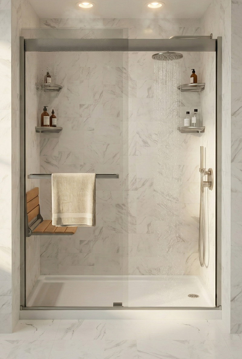 Brushed Nickel - Sliding Door