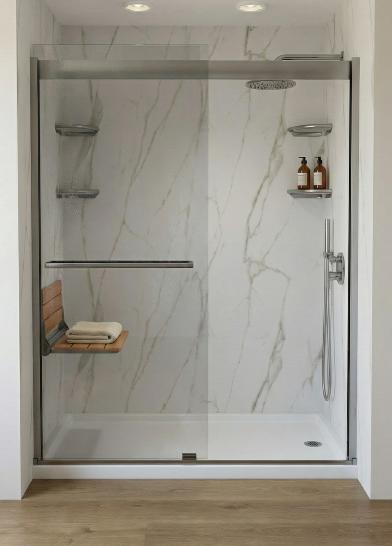 Brushed Nickel - Sliding Door