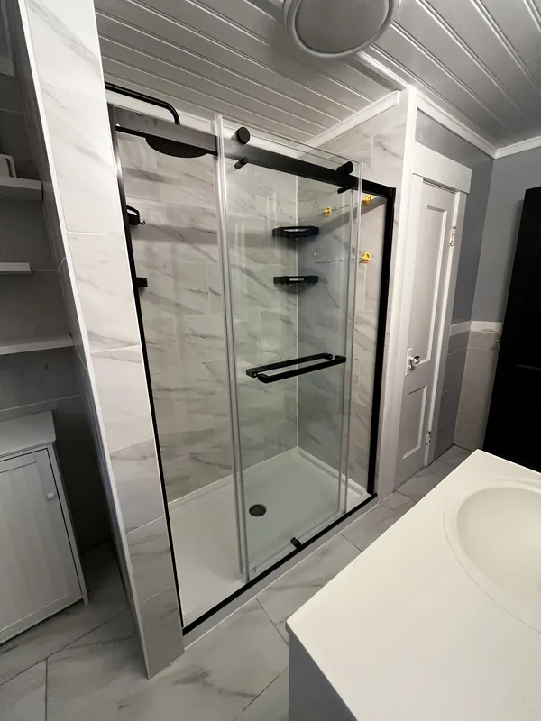 Full finished bathroom view